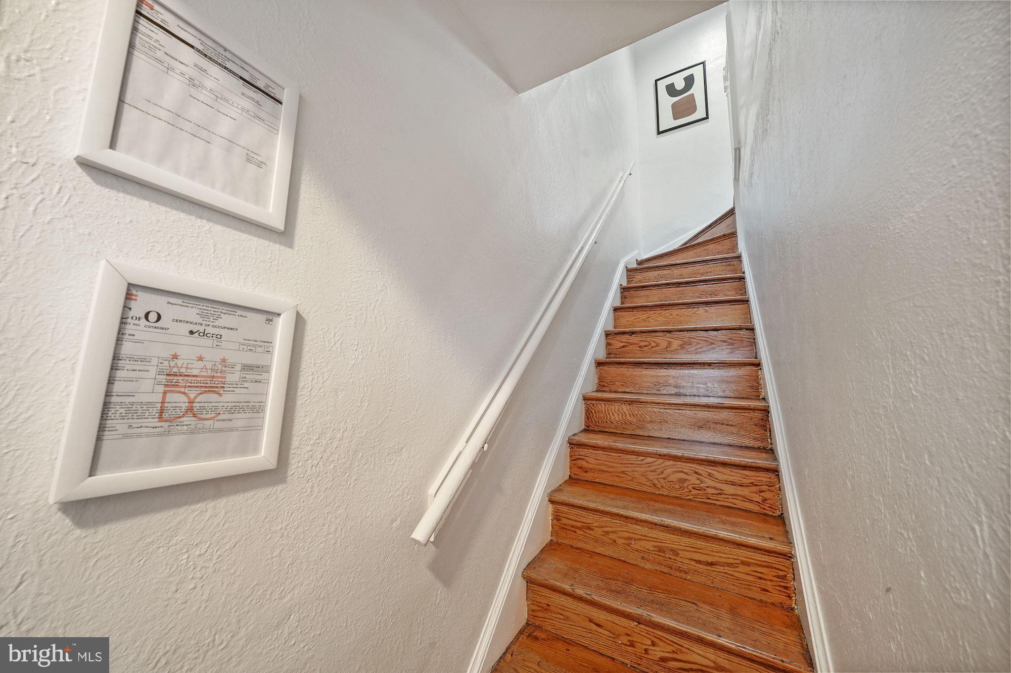 114 P Street Southwest Washington, DC 20024 - Photo 5 of 32 Stairs to unit #2
