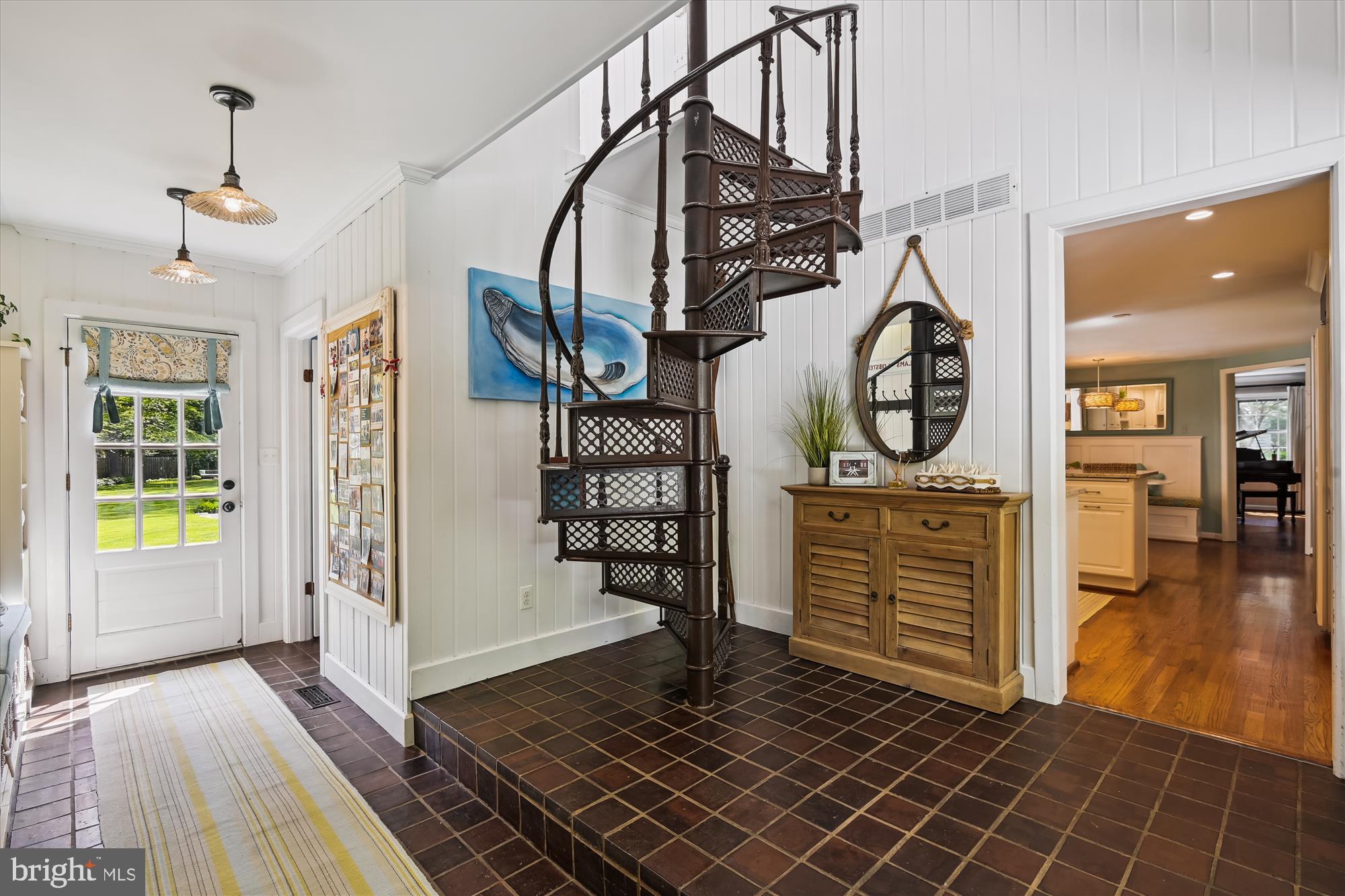 1612 Ridout Road Annapolis, MD 21409 - Photo 39 of 62 Spiral Staircase to 4th Bedroom/Office