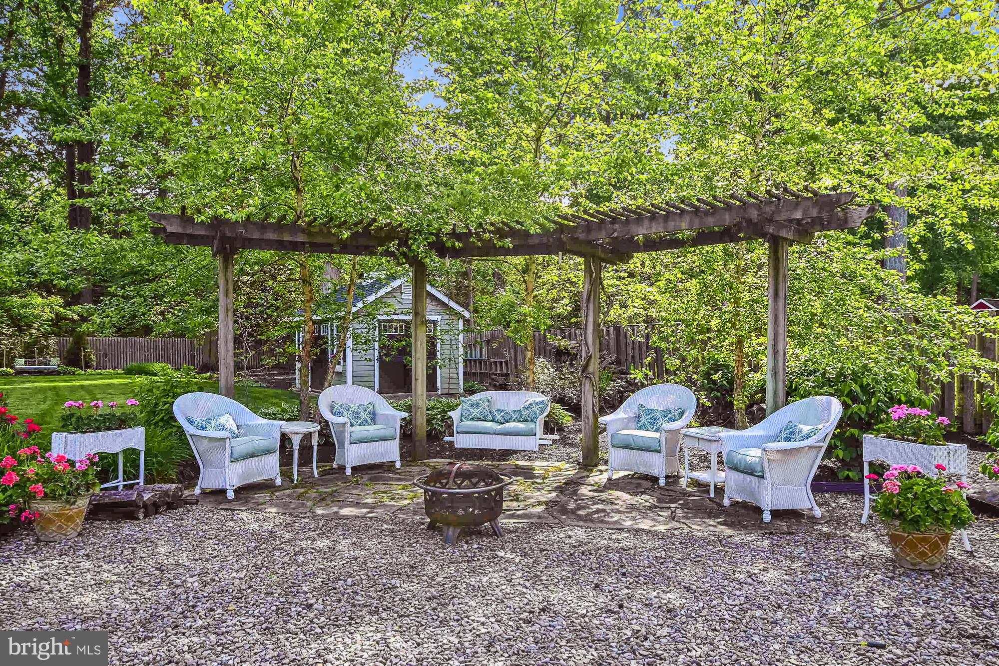 1612 Ridout Road Annapolis, MD 21409 - Photo 51 of 62 Large fire pit and seating area