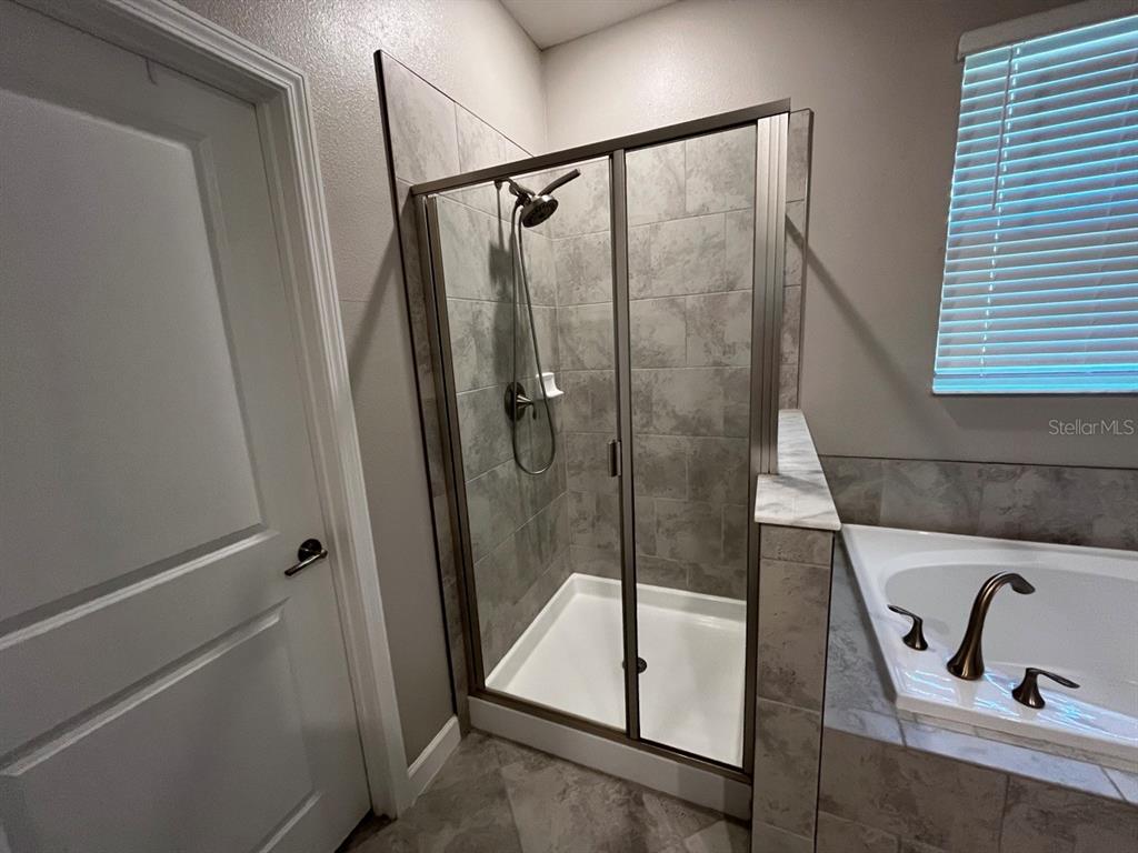 25195 Lambrusco Loop Lutz, FL 33559 - Photo 21 of 36 a bathroom with a shower and a sink
