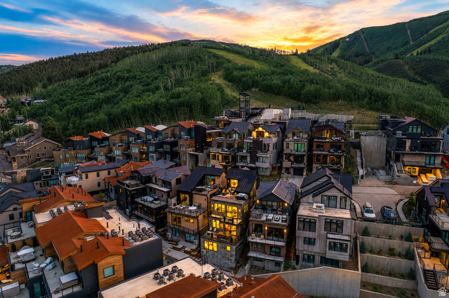 1258 Rothwell Road Park City, UT 84060 - Photo 35 of 48 Multi-level residential development with diverse architectural styles, featuring pitched and flat roofs