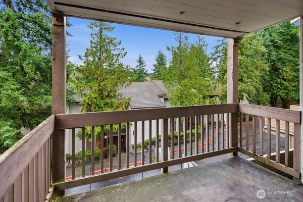 a view of a porch
