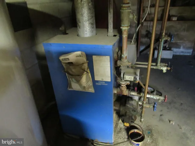 a view of water heater room