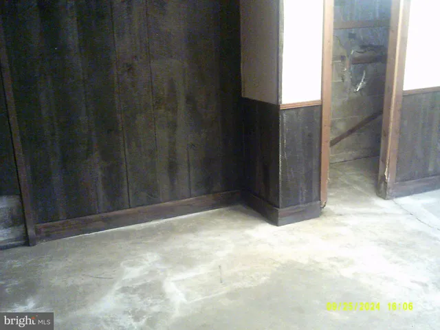 a view of a wooden door