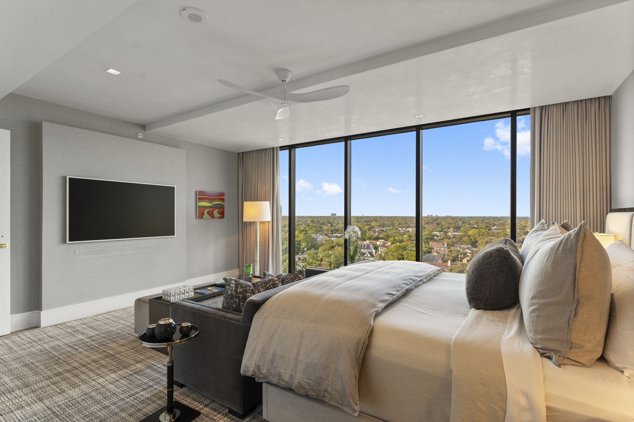 3433 Westheimer Road, Unit 1005 Houston, TX 77027 - Photo 25 of 47 Wake to treetops; indirect north light all day.