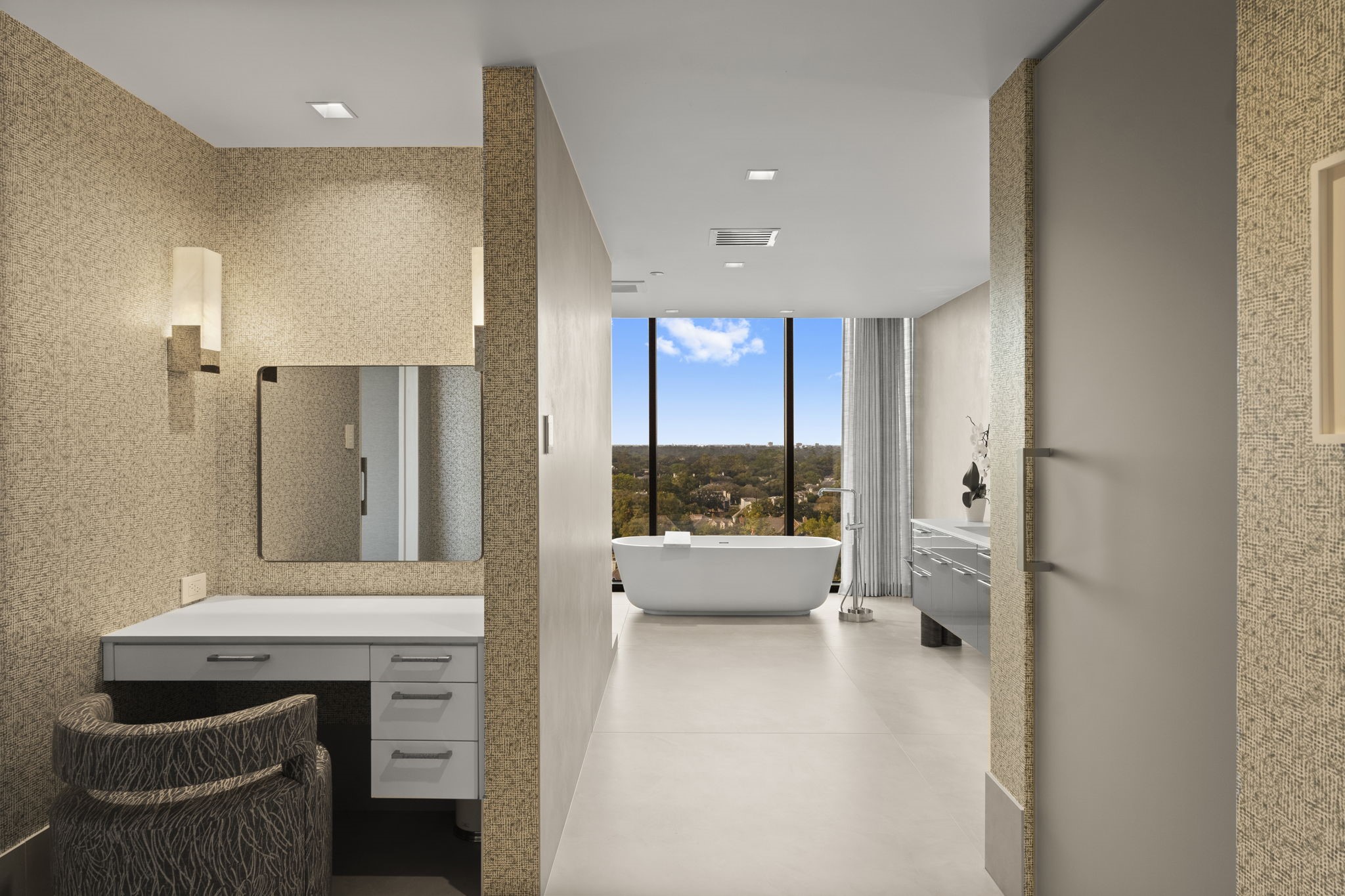 3433 Westheimer Road, Unit 1005 Houston, TX 77027 - Photo 30 of 47 a view of living room filled with furniture and window