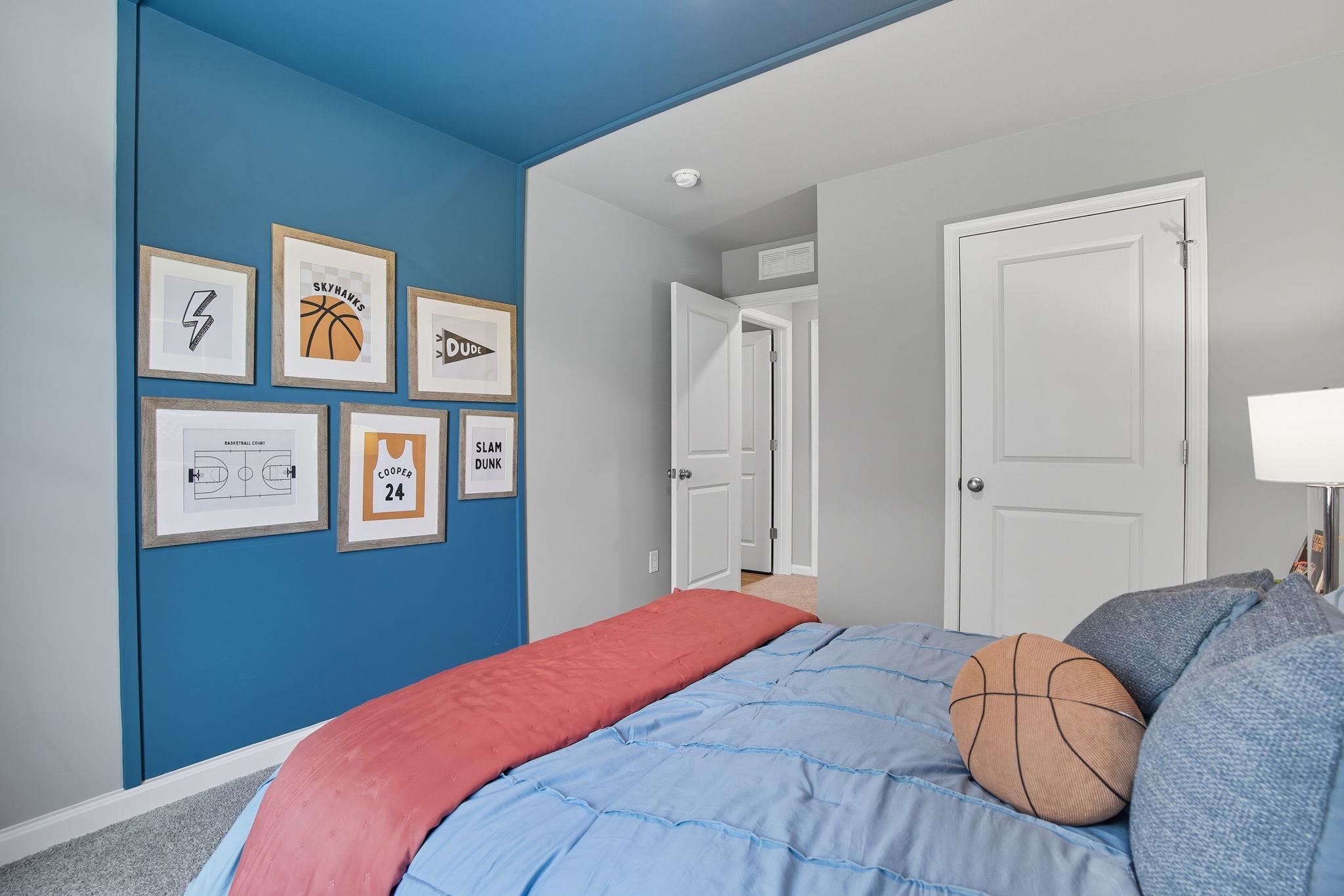 113 Meadow Ridge Way Staunton, VA 24401 - Photo 17 of 30 a bedroom with a bed and painting on the wall