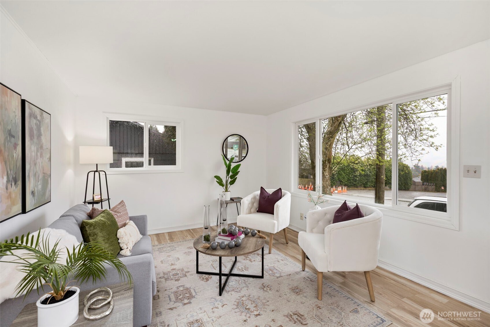 3326-3328 Halverson Avenue Bremerton, WA 98310 - Photo 4 of 36 a living room with furniture and a large window