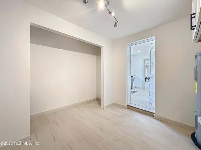 a backyard of a house