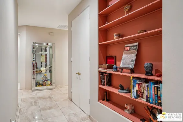 a room with storage and utility