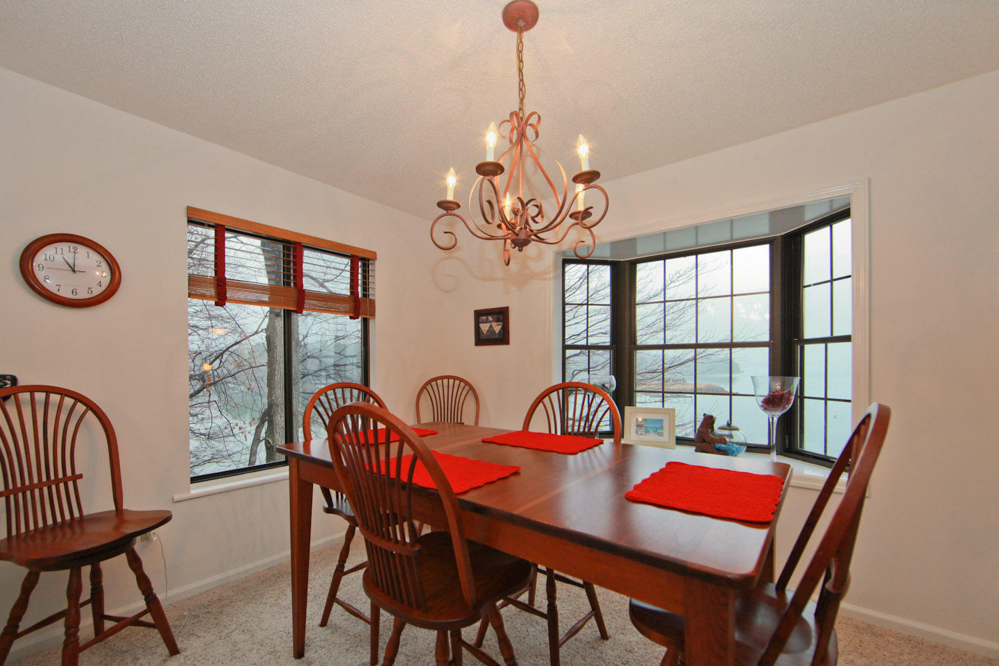 645 Monte Vista Road, Unit 103 Union Hall, VA 24176 - Photo 13 of 32 a view of a dining room with furniture window and outside view