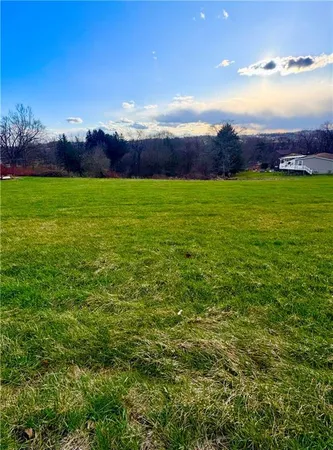 a view of yard and mountain view