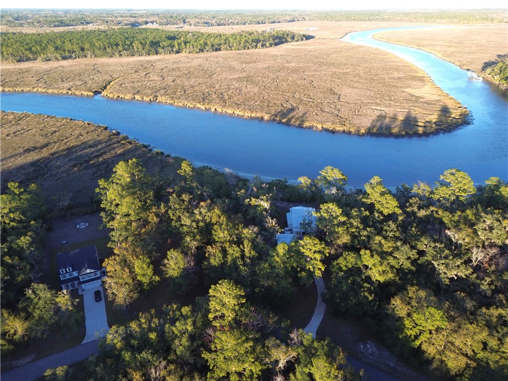 Aerial looking North