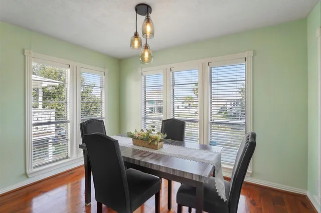 a view of center island of a kitchen