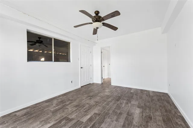 wooden floor in an empty room