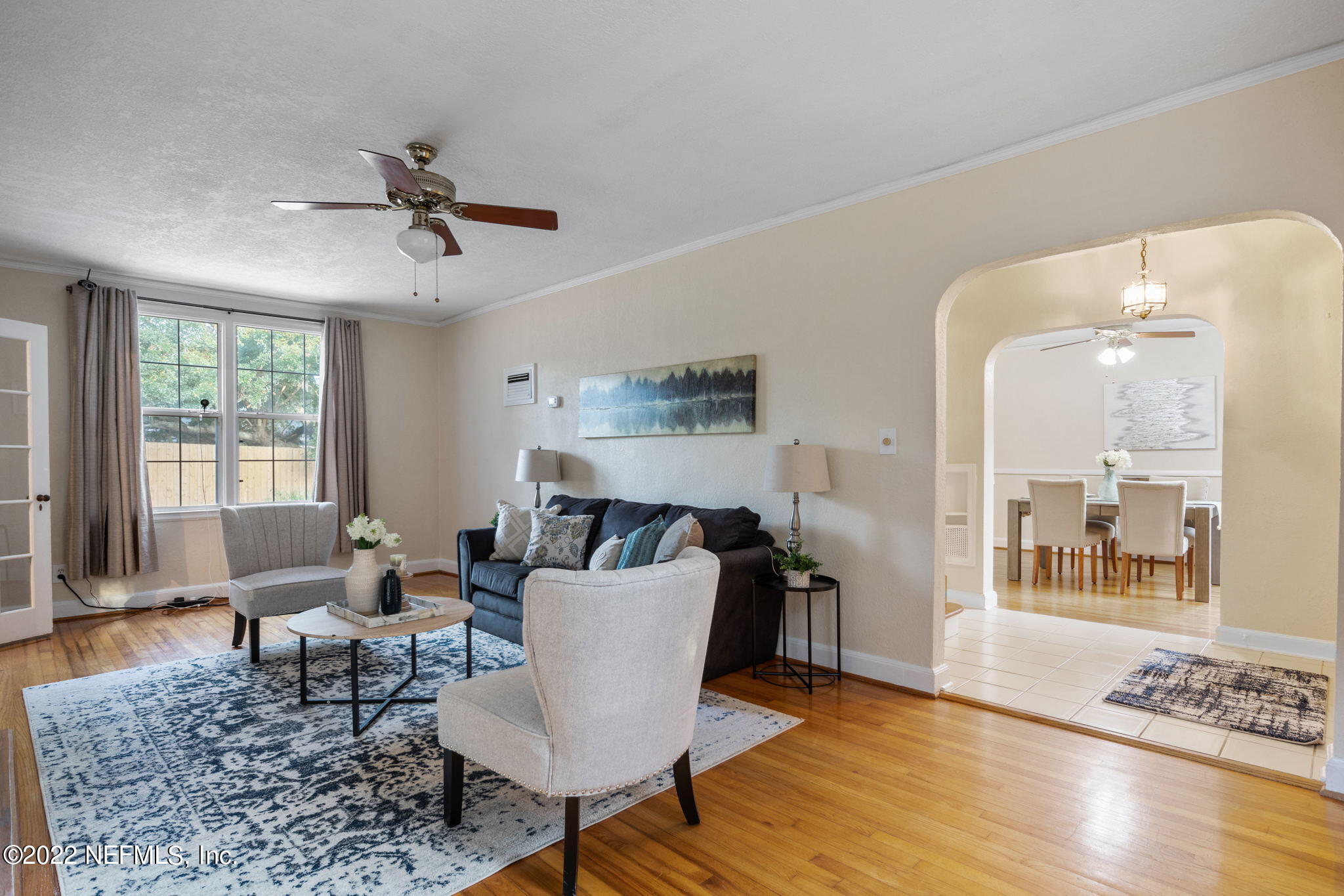 1408 Nicholson Road Jacksonville, FL 32207 - Photo 4 of 25 a living room with furniture and wooden floor