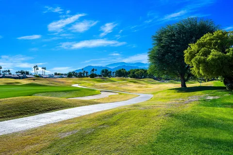 a view of a volley ball court