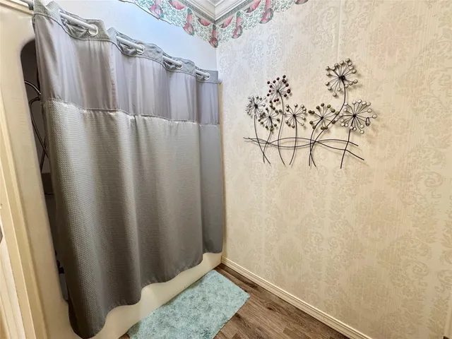 a view of a walk in closet