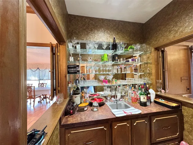 a room with storage and utility