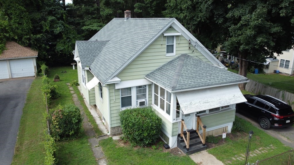28 Bushwick Place Springfield, MA 01109 - Photo 2 of 24 a aerial view of a house next to a yard