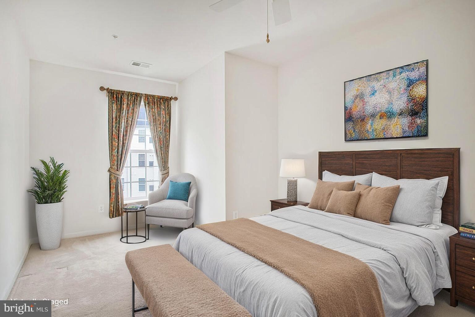 7315 Brookview Road, Unit 302 Elkridge, MD 21075 - Photo 32 of 68 a bedroom with a bed and a couch