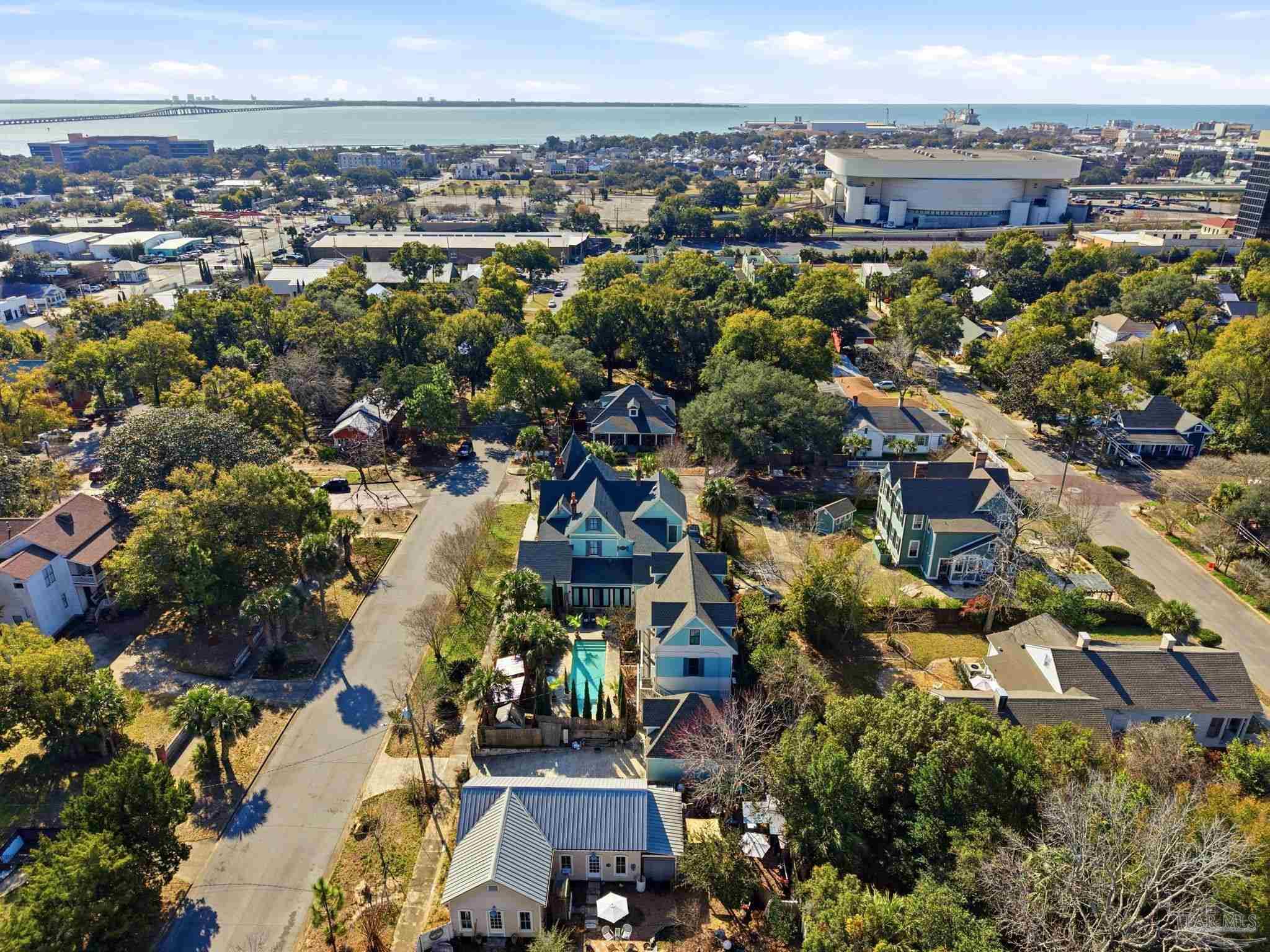 714 East La Rua Street Pensacola, FL 32501 - Photo 60 of 63 an aerial view of a city