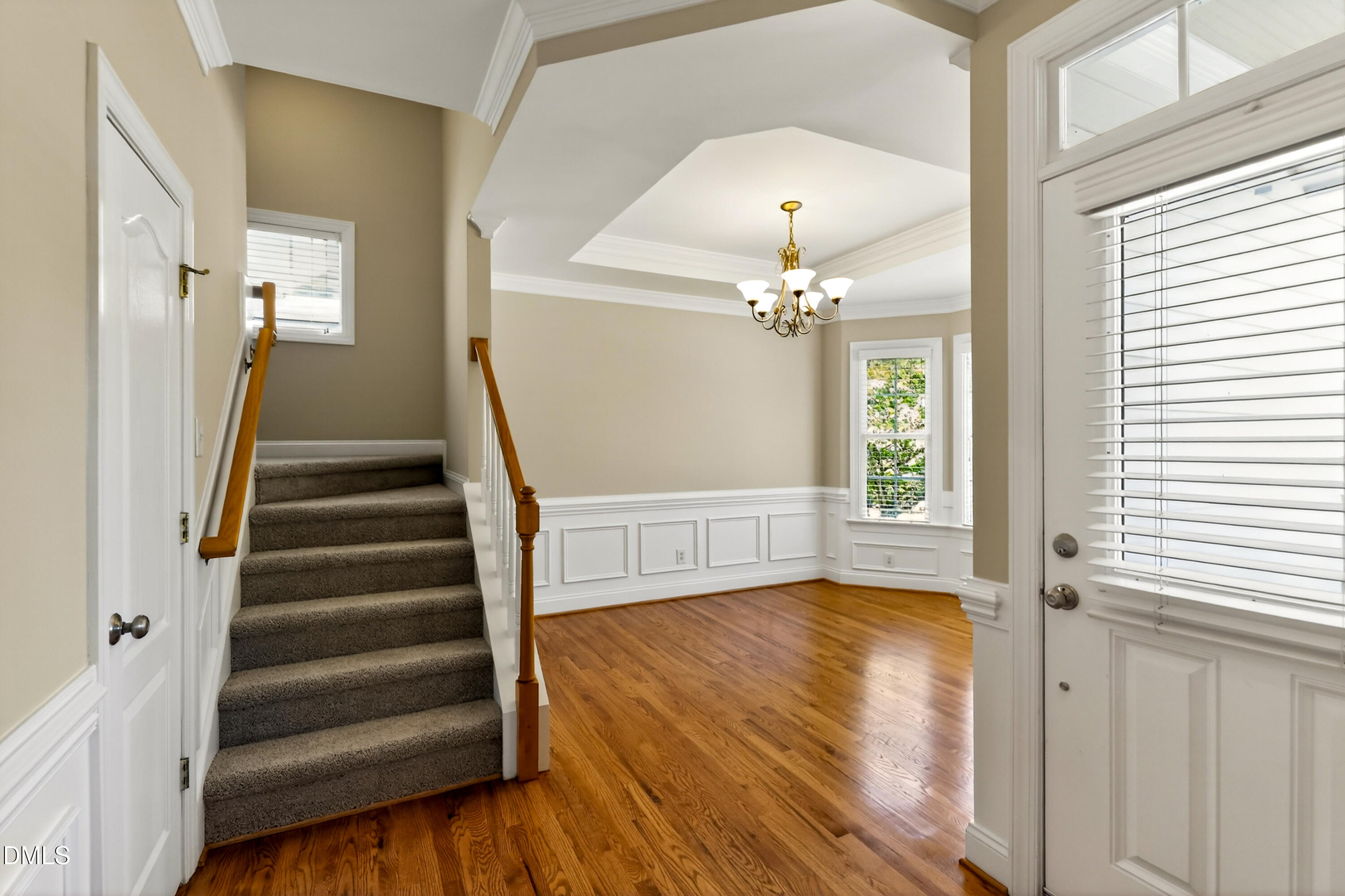 1001 Manderston Lane Apex, NC 27502 - Photo 15 of 35 15 Foyer -Stairs