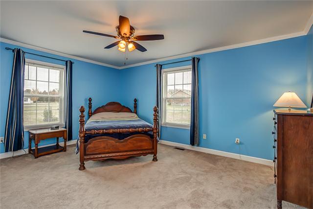 With lots of wall space, there is more than enough  room for inviting furniture placement.  