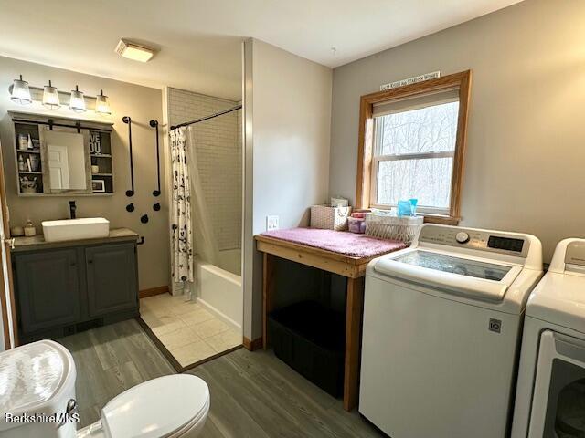 279 Goss Hill Road Chester, MA 01050 - Photo 11 of 24 a bathroom with a sink toilet and shower