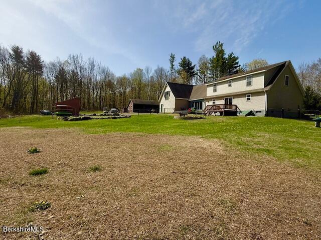 279 Goss Hill Road Chester, MA 01050 - Photo 3 of 24 a front view of a house with garden