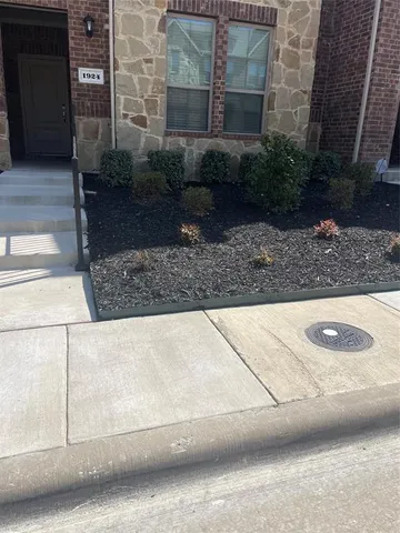 a backyard of a house