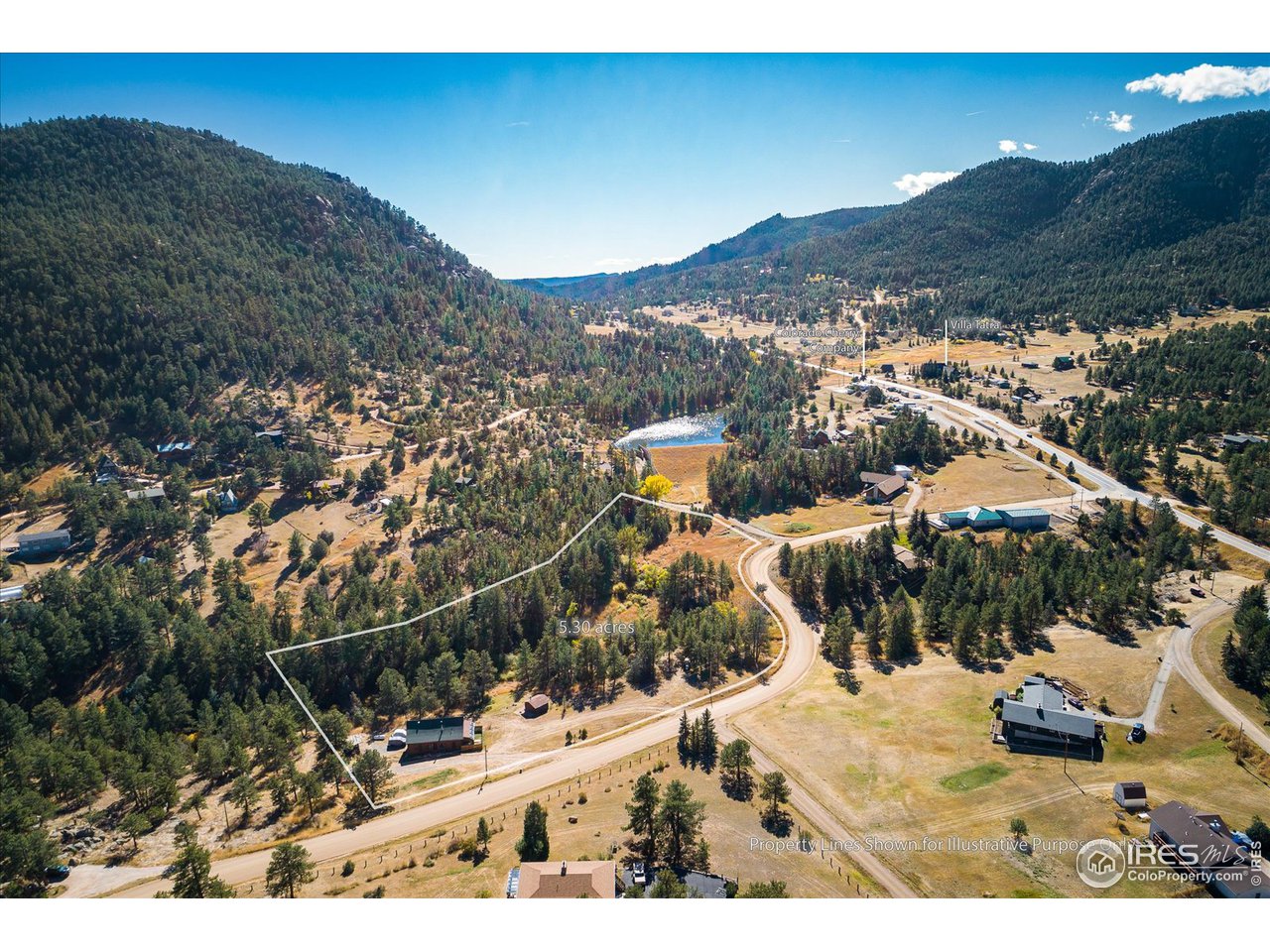 234 Kiowa Road Lyons, CO 80540 - Photo 35 of 39 Lot boundaries