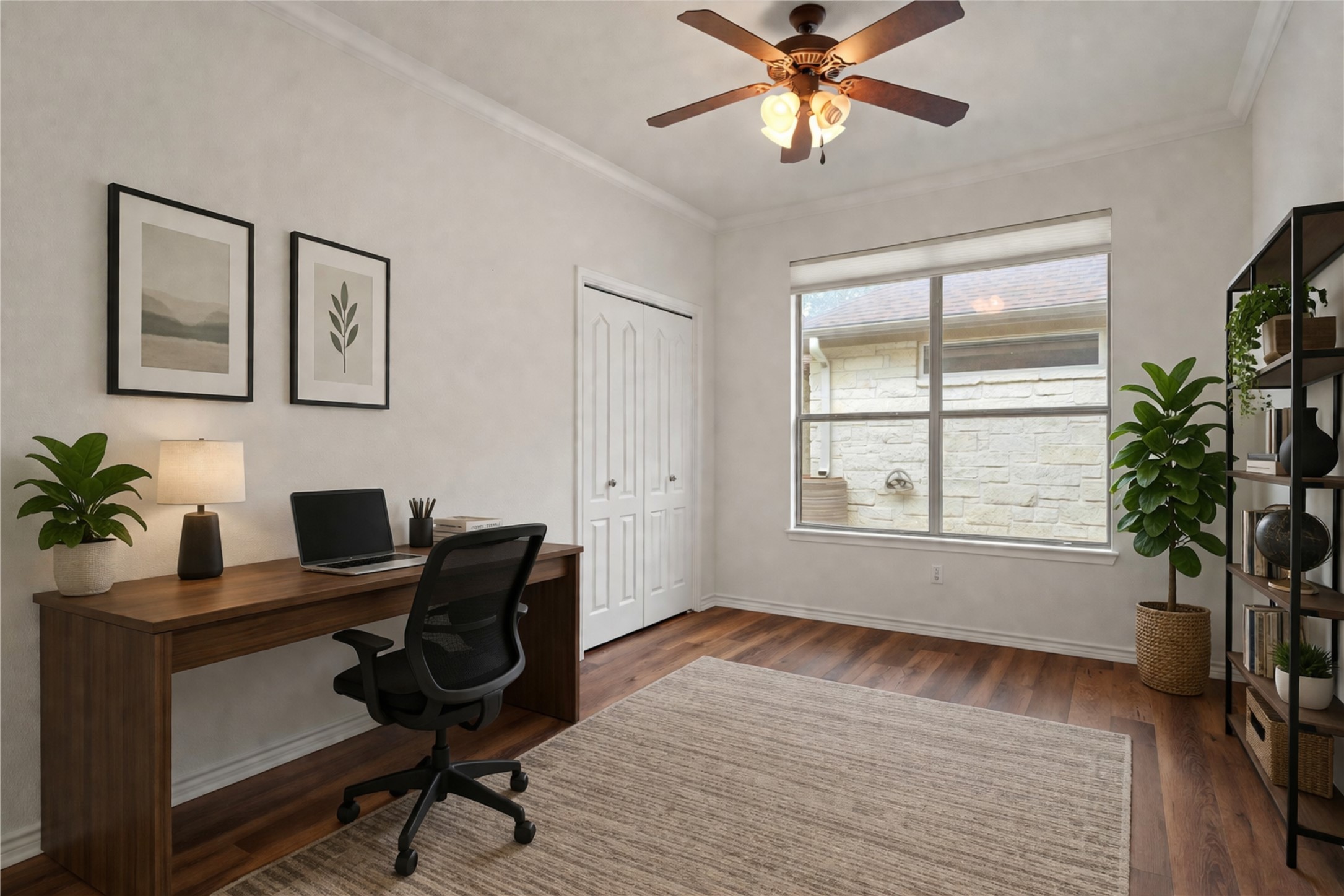 4612 Sonora Trace Georgetown, TX 78633 - Photo 6 of 36 a view of a workspace with furniture and a window