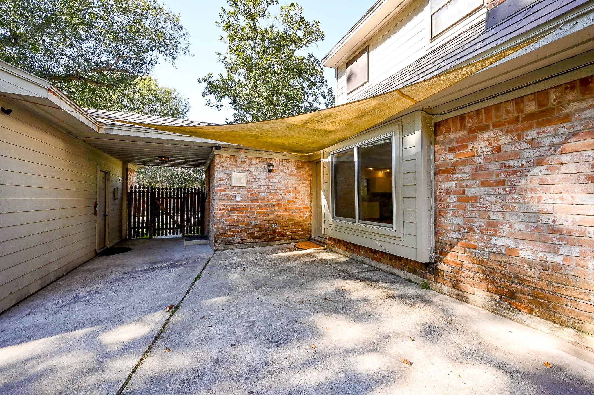 602 Mobile Court Conroe, TX 77302 - Photo 30 of 30 a view of backyard with large tree