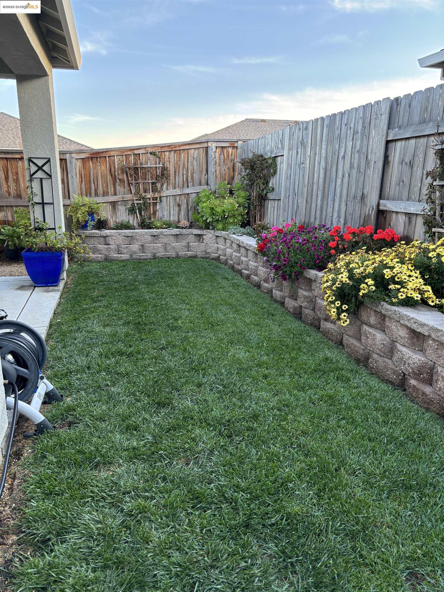 2107 Lavender Place Rio Vista, CA 94571 - Photo 29 of 45 a view of a backyard with plants and a patio