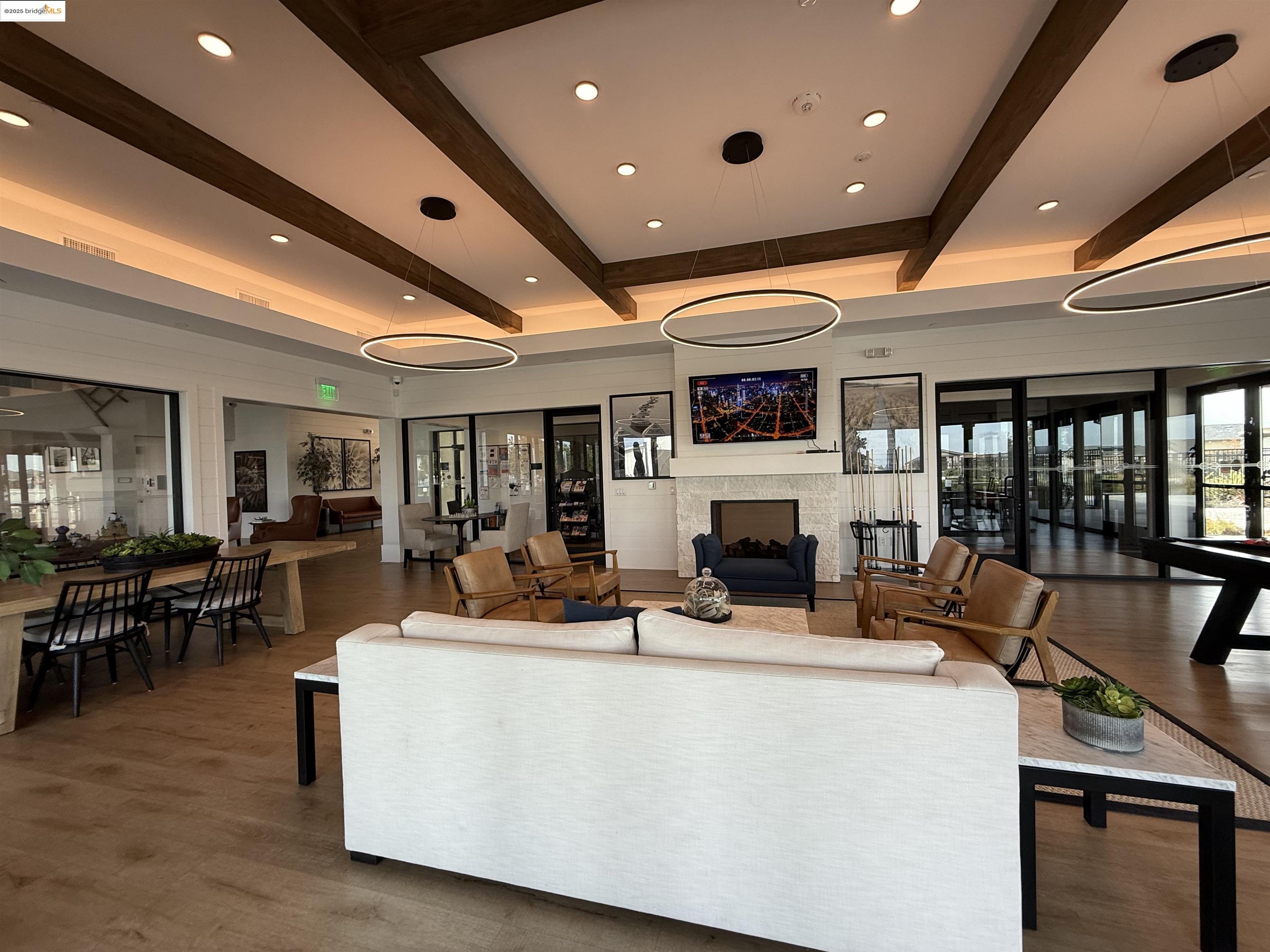 2107 Lavender Place Rio Vista, CA 94571 - Photo 37 of 45 a living room with fireplace furniture and a large window
