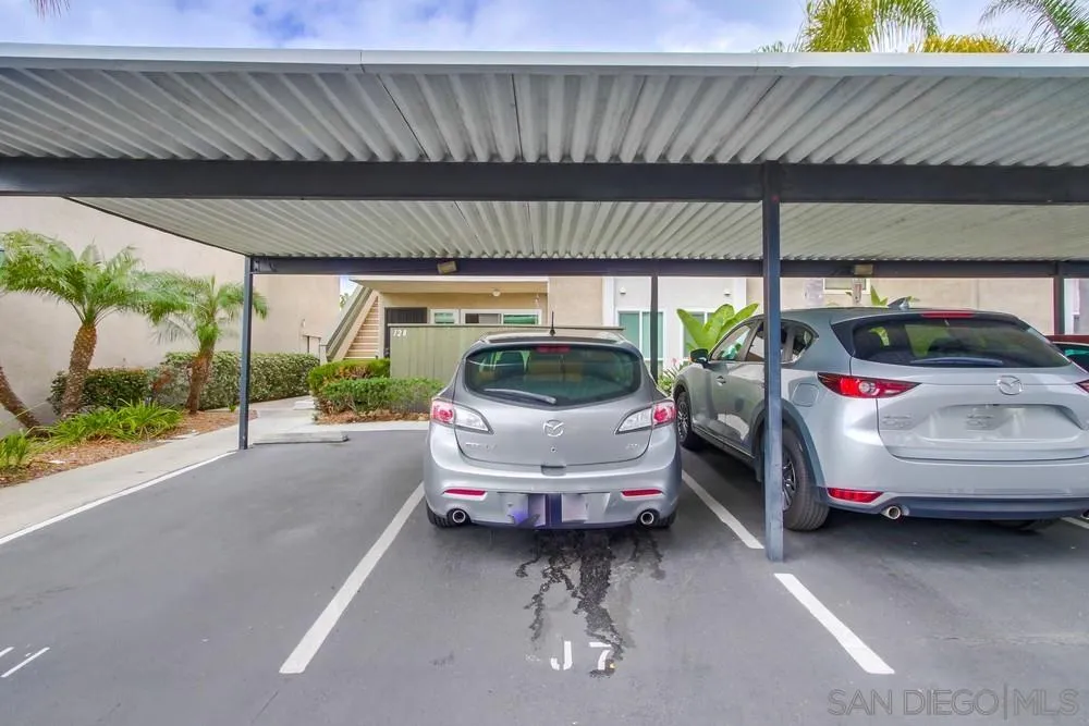 3583 Ruffin Road, Unit 209 San Diego, CA 92123 - Photo 28 of 39 a car is parked in a garage