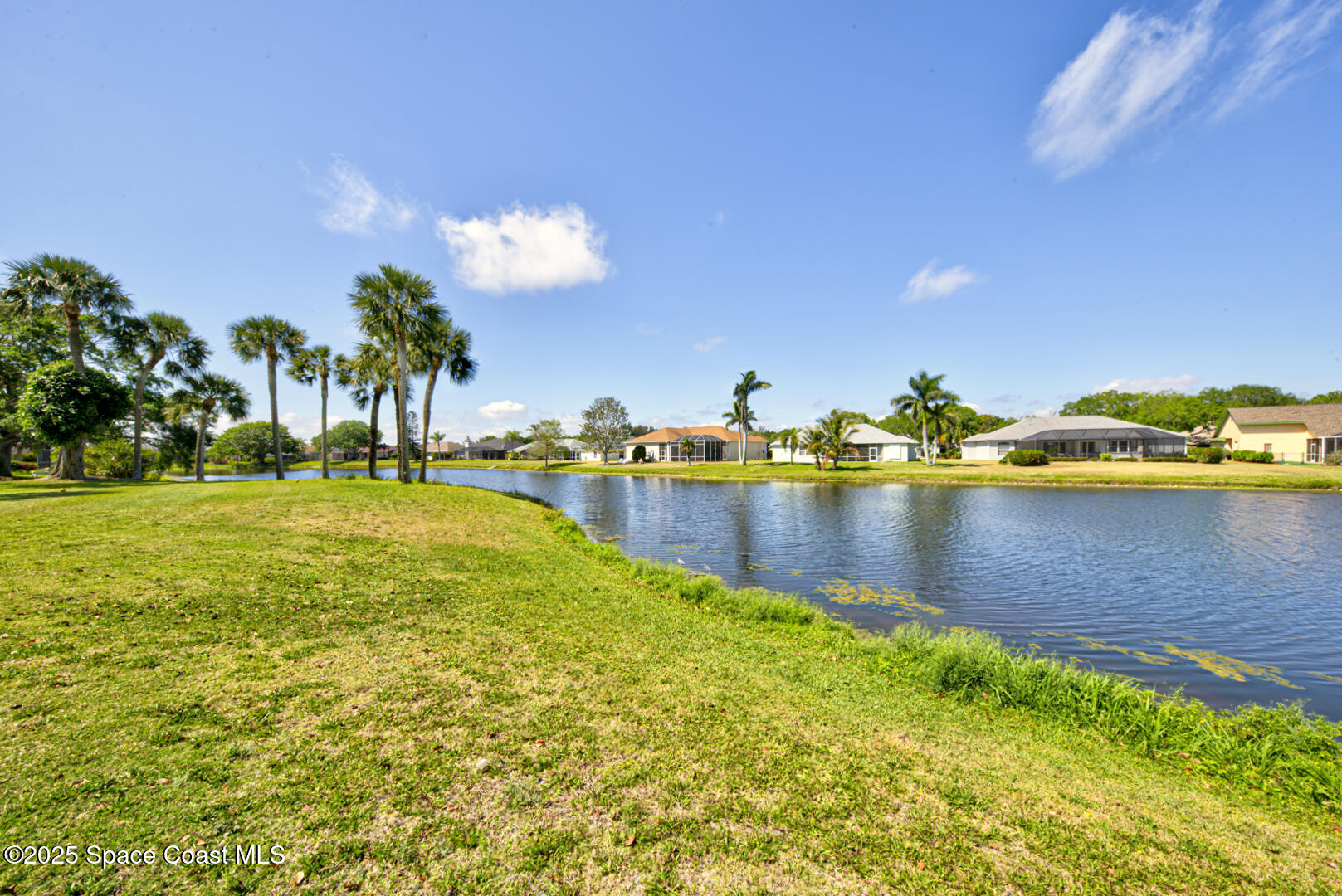 4065 Sand Ridge Drive Merritt Island, FL 32953 - Photo 49 of 59 a swimming pool with outdoor seating and yard