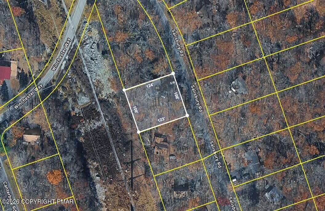 185 Salisbury Road Bushkill, PA 18324 - Photo 37 of 45 Parcel Lot Dimensions
