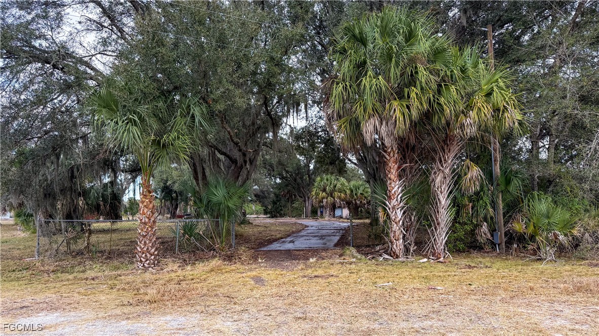 1053 Rightside Road Moore Haven, FL 33471 - Photo 3 of 9 a view of outdoor space with trees