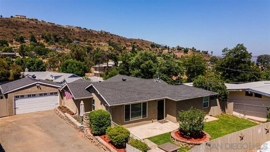 8648 Almond Road Lakeside, CA 92040 - Photo 1 of 15 a aerial view of a house with a yard