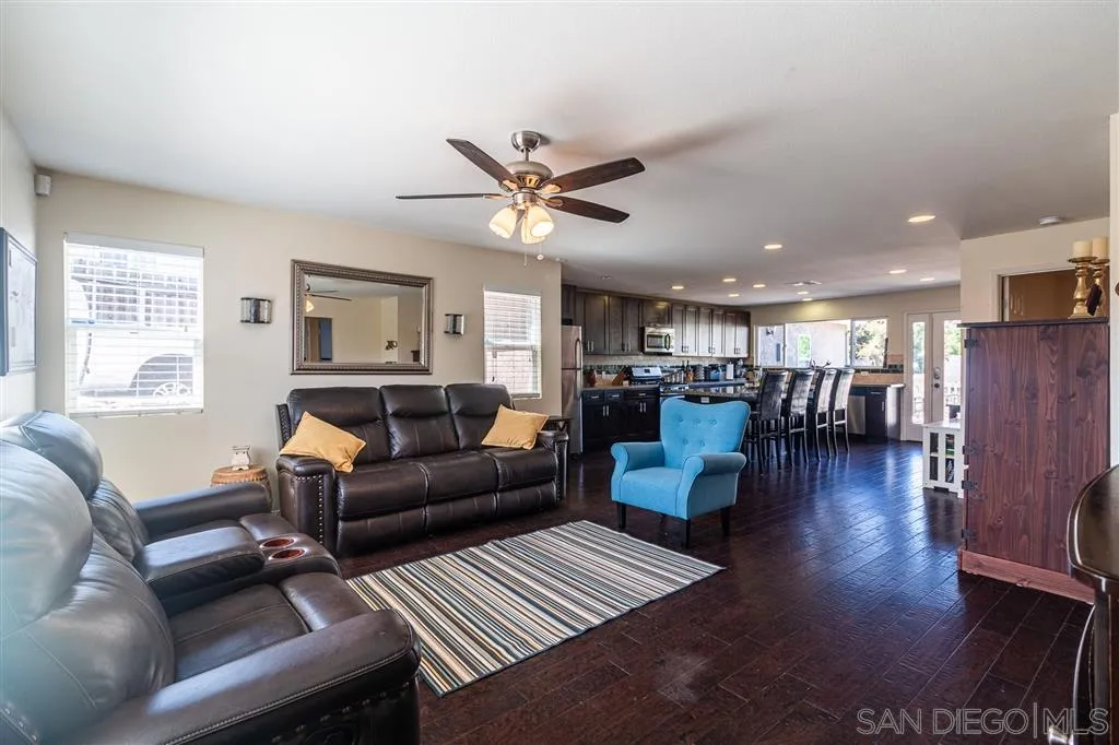 8648 Almond Road Lakeside, CA 92040 - Photo 4 of 15 a living room with furniture and wooden floors