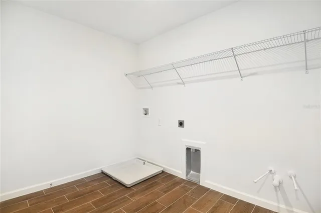 a view of a lake with a big yard