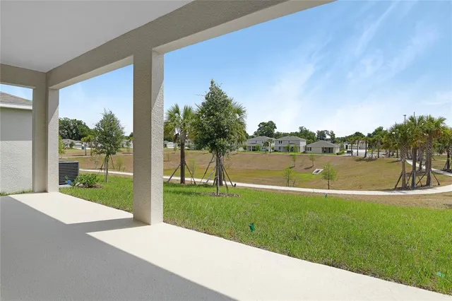 a house view with a garden space