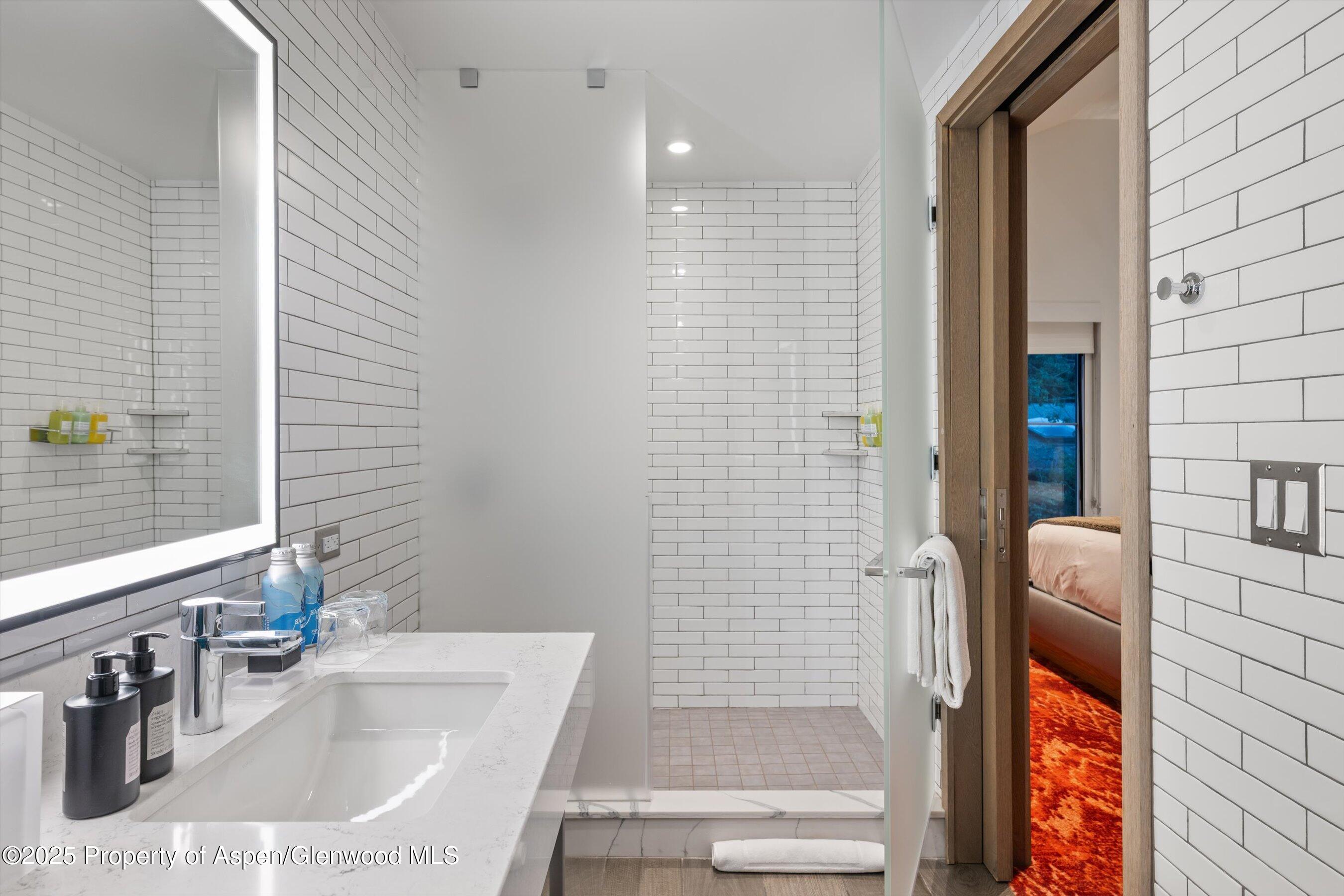 550 South Spring Street, Unit F10 110 Aspen, CO 81611 - Photo 40 of 58 a bathroom with a sink and tub