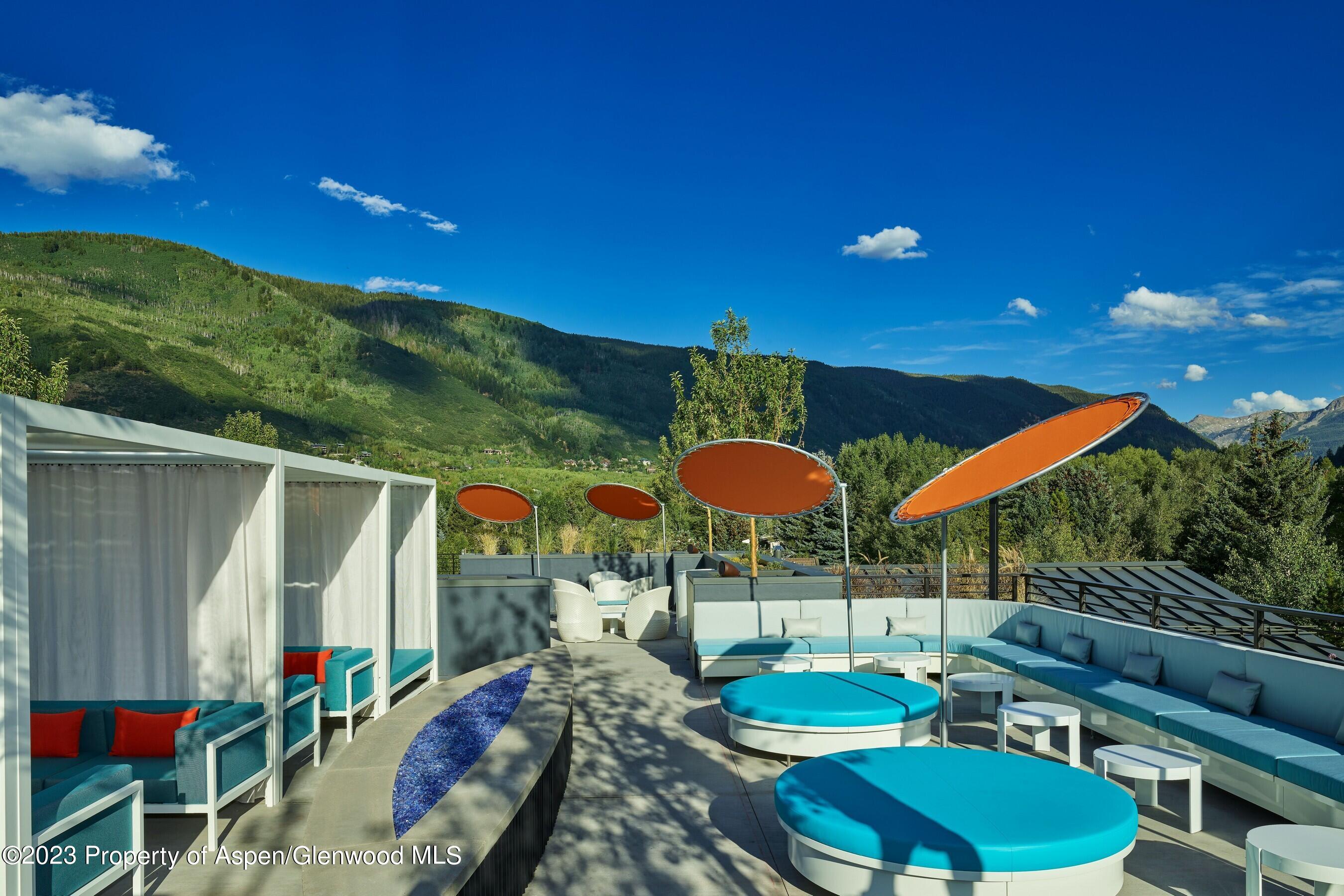 550 South Spring Street, Unit F10 110 Aspen, CO 81611 - Photo 50 of 58 Wet Deck Cabanas