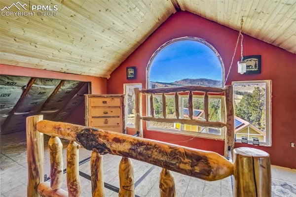 a view of front door of house