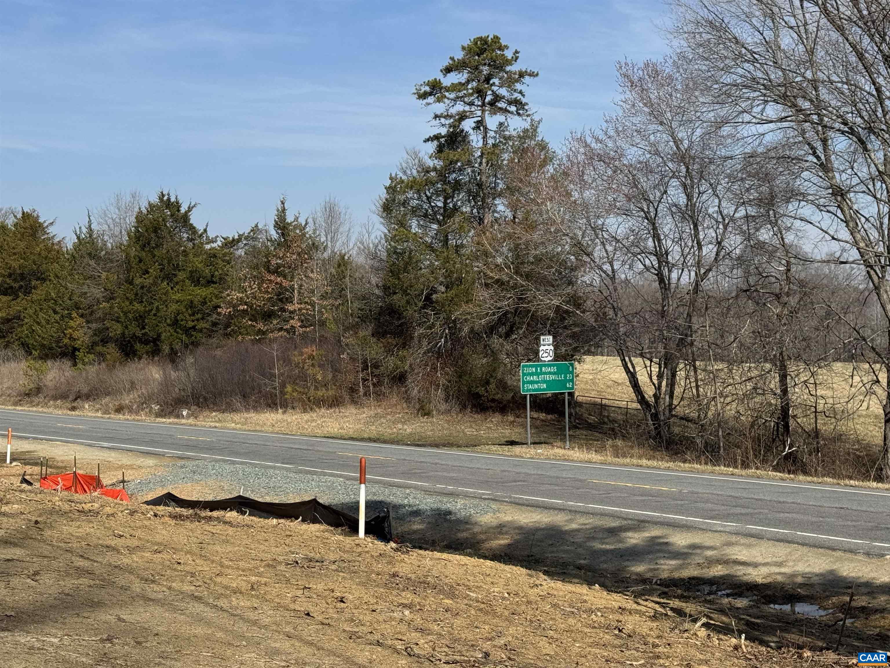 2301 Three Notch Road Kents Store, VA 23084 - Photo 6 of 6 a backyard of a house with lots of green space