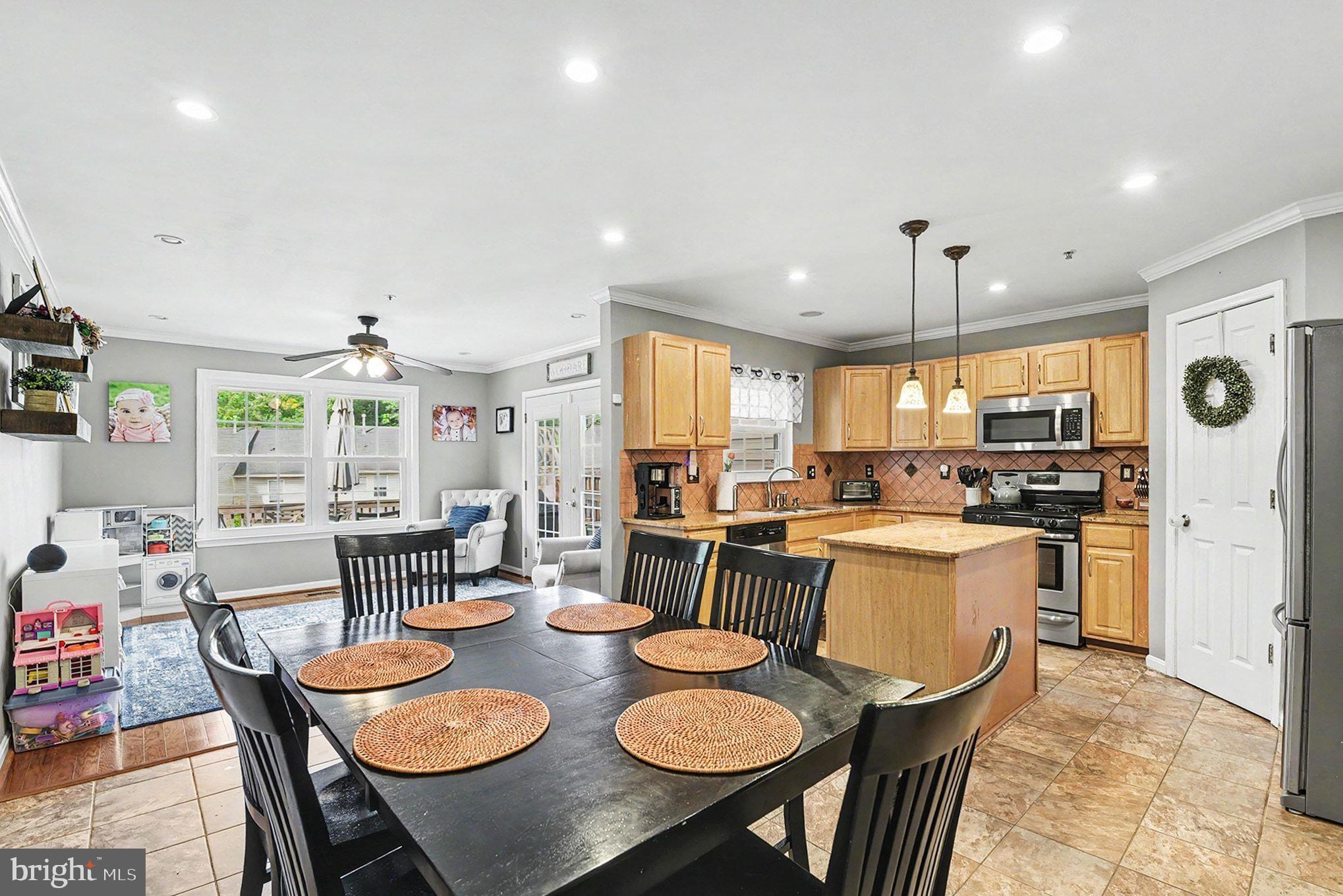 749 Shallow Ridge Court Abingdon, MD 21009 - Photo 2 of 31 Kitchen, Eating Area and Sunroom!