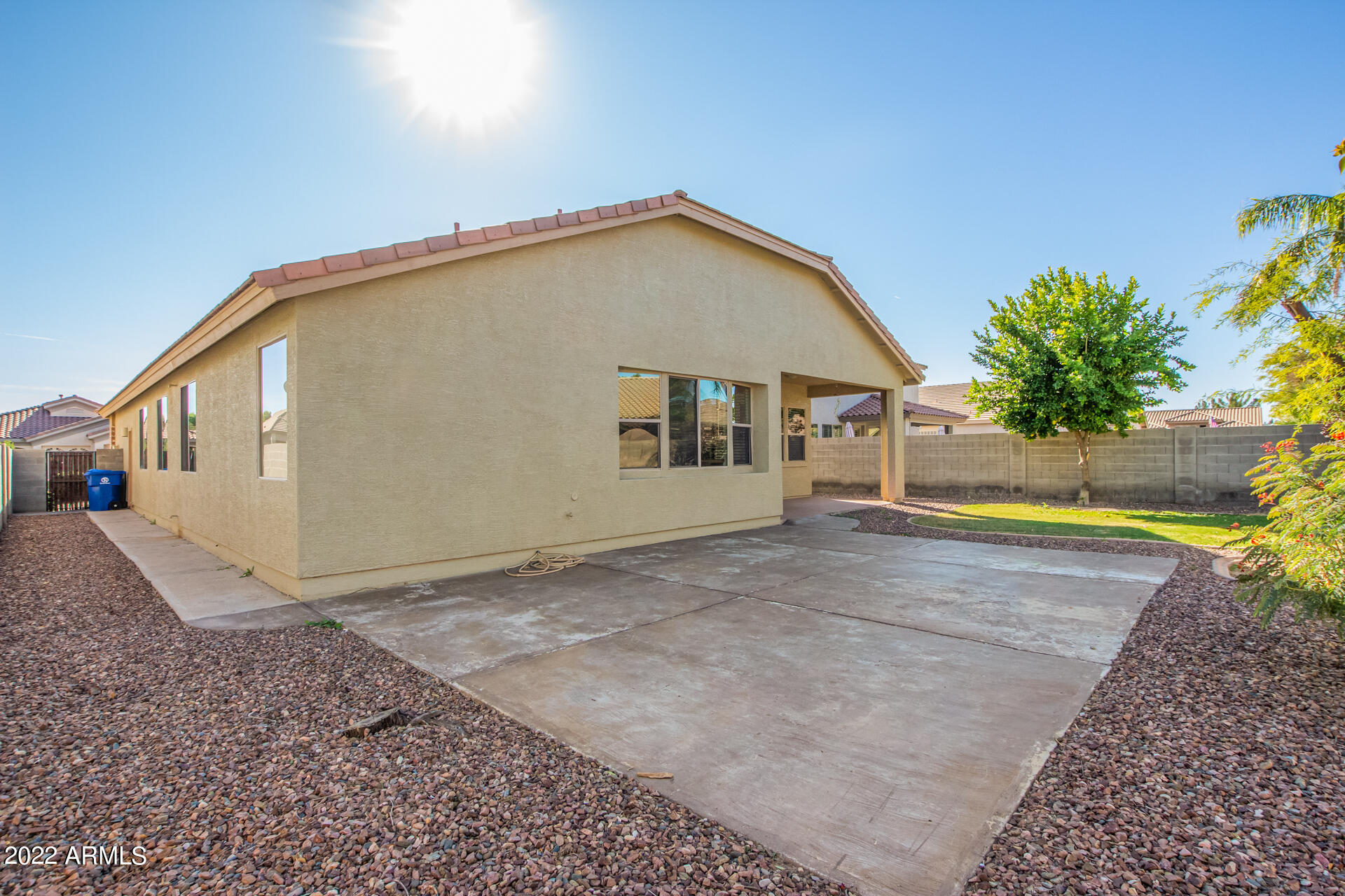 14440 West Redfield Road Surprise, AZ 85379 - Photo 29 of 36 a view of a house with backyard and garden